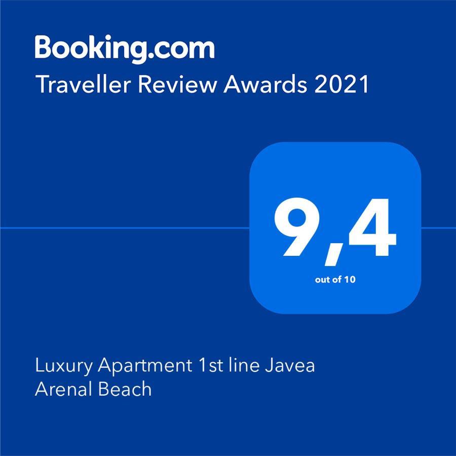 Luxury Apartment 1St Line Javea Arenal Beach Esterno foto